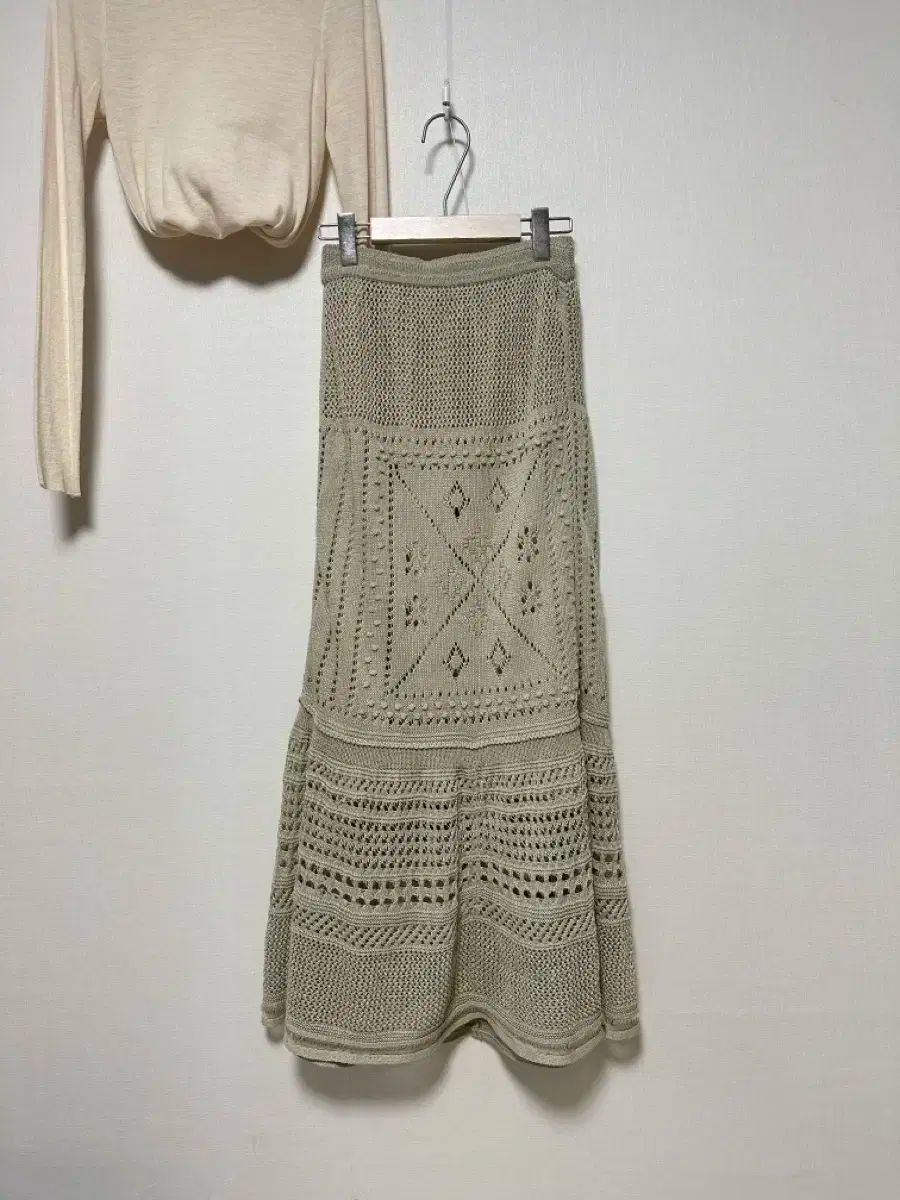 TIME タイム 21 かぎ針編みニット マーメイド スカート