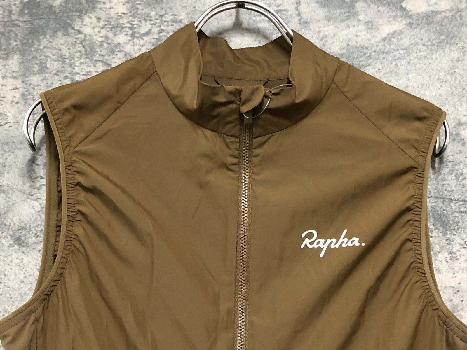 JK142 ラファ RAPHA CORE GILET サイクルベスト ジレ 茶 S BRIGHTFACE_UK