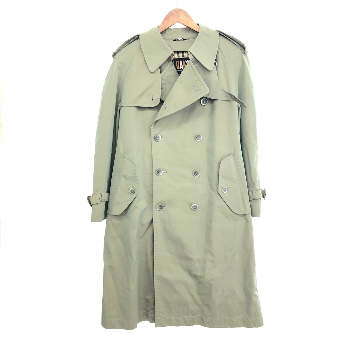 DAKS LONDON ダックスロンドン ロングトレンチ コート サイズ:サイズ不明  カーキ  メンズ 　240001139455 DAKS LONDON ダックスロンドン ロングトレンチ コート サイズ:サイズ