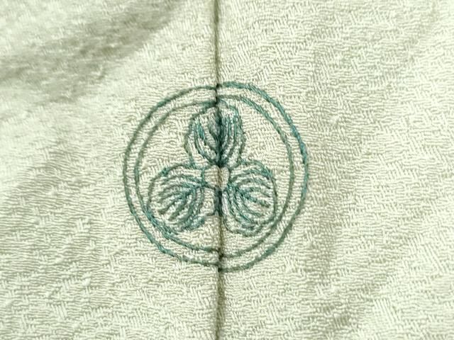 平和屋着物○本加賀友禅作家 押田正義 色無地 紗綾形地紋 裏葉柳色