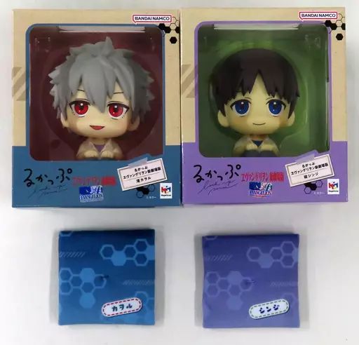 中古】フィギュア るかっぷ 碇シンジ＆渚カヲルセット