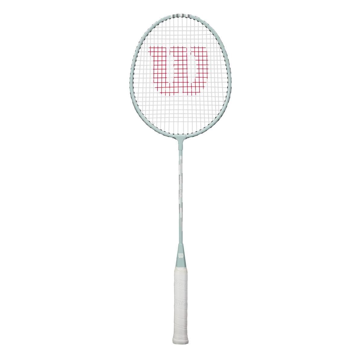 新品 Wilson(ウイルソン) バドミントンラケット アルミフレーム [ガット張り上げ済み] 初心者 遊び レクリエーション