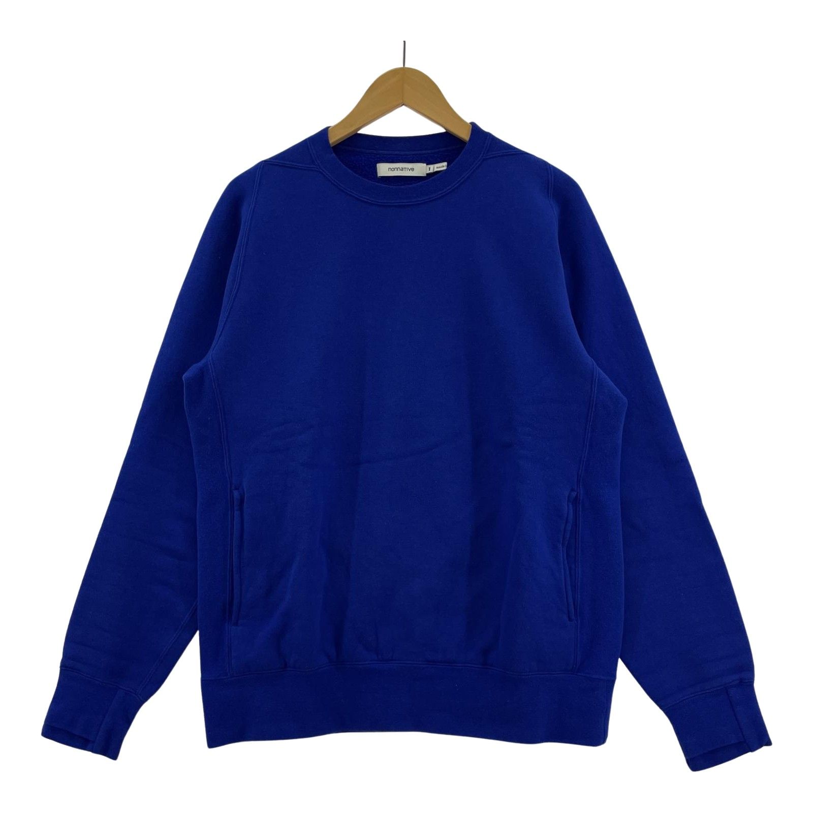nonnative DWELLER CREW PULLOVER COTTON SWEAT 1 ブルー - メルカリ