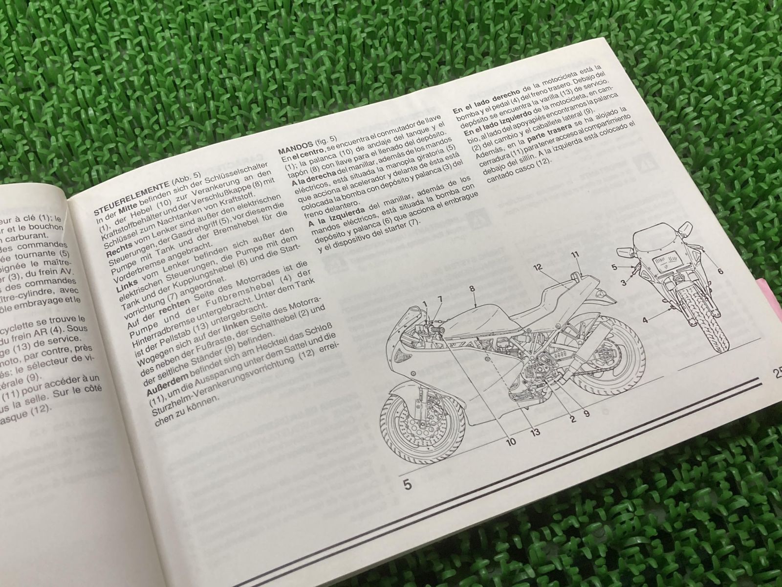 スーパースポーツ900デスモデュエ 取扱説明書 ドゥカティ 正規 中古 バイク 整備書 配線図有り desmodue オーナーズマニュアル