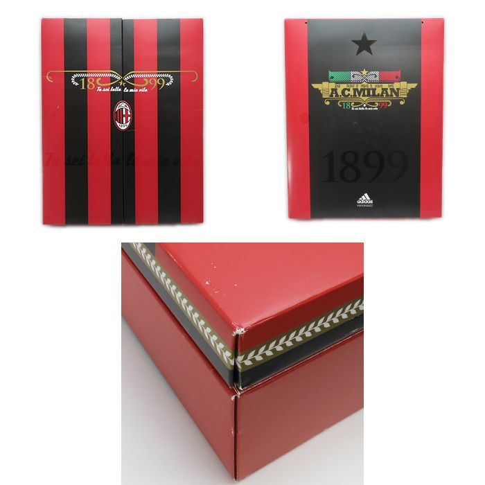 ♥ アディダス ACミランユニフォーム 2009|2010シーズン 本物 箱入り 半袖 L P96283 AC MILAN 1899 FLY EMIRATES 背番号なし adidas 質屋 丸高 甲子園店 サッカー イタリア セリエA 71-0030 USTAUSTRALIA_COM_AU