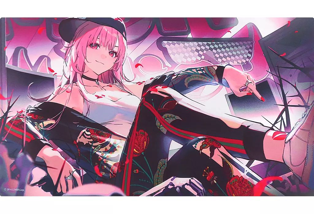 雑貨 森カリオペ ショータイムラバーマット バーチャルYouTuber ホロライブEnglish 森カリオペ 活動3周年記念