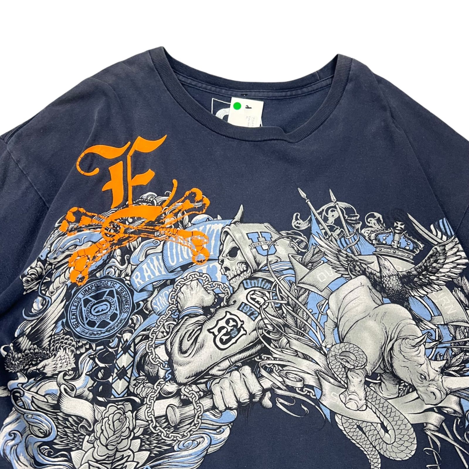 Y2K ECKO UNLIMITED エコー Tシャツ アーチロゴ Y2K Ecko Unlimited Short Sleeve Graphic Tee Shirt | Depop