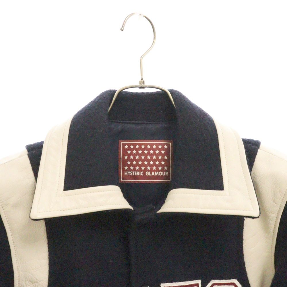 HYSTERIC GLAMOUR (ヒステリックグラマー) LOGO VARSITY JACKET HYSTERIC GLAMOUR (ヒステリックグラマー) LOGO VARSITY JACKET