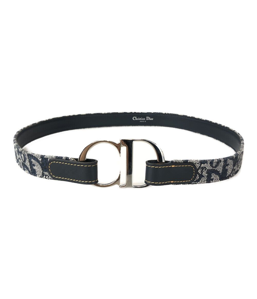 クリスチャンディオール ベルト トロッターCD シルバーバックル RI0024 レディース SIZE 75 複数サイズ Christian Dior