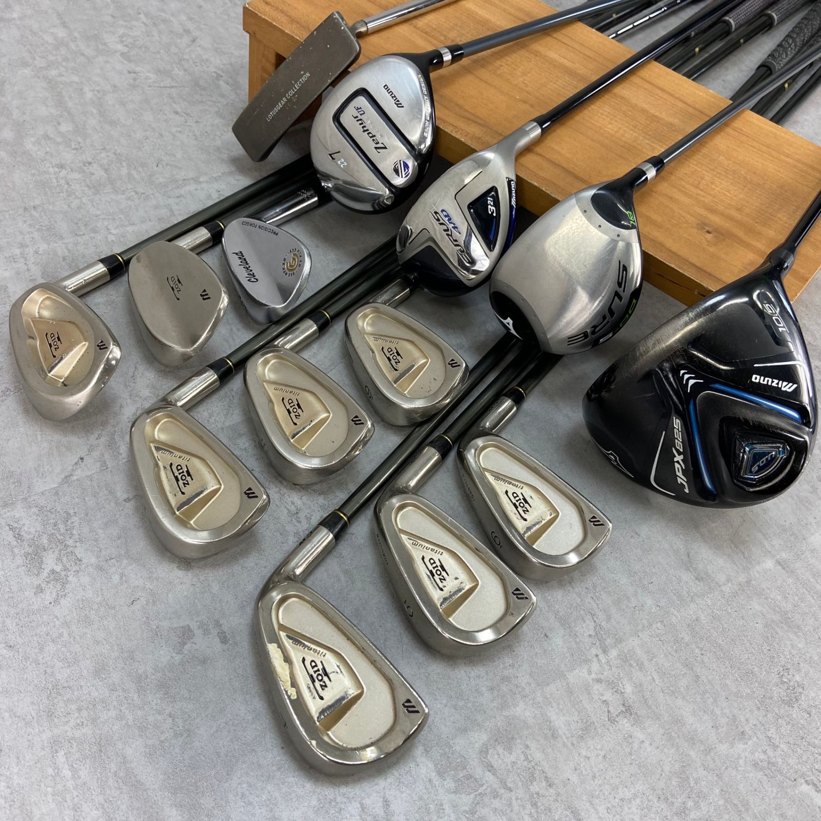 ミズノ　テーラーメイド　メンズゴルフ14本セット　右利き用　キャディバッグ　入門 MIZUNO ミズノ TaylorMade テーラーメイド メンズゴルフ14本