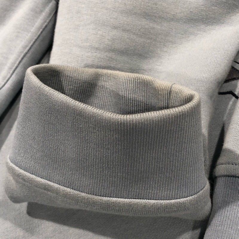 エルメス HERMES レザーパッチスウェットシャツ コットン メンズ