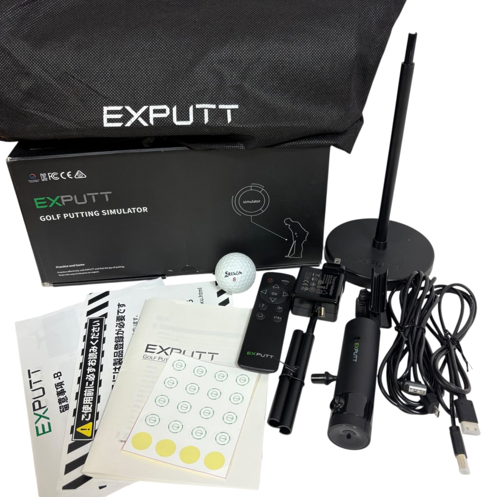 現状品 EXPUTT ゴルフパターシュミレーター EX300D
