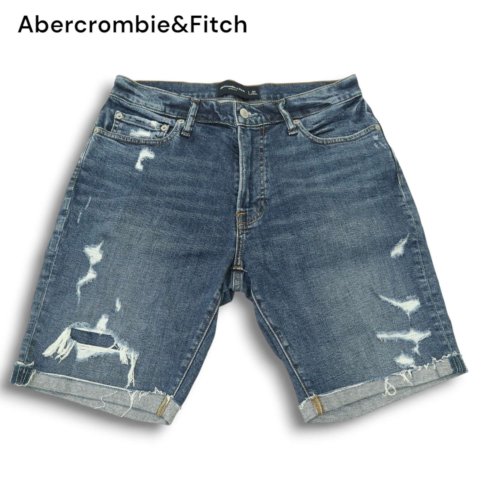 Abercrombie&Fitch ダメージ加工　ショートパンツ　サイズ00 Abercrombie & Fitch ダメージ加工ショートパンツ 00 - メルカリ