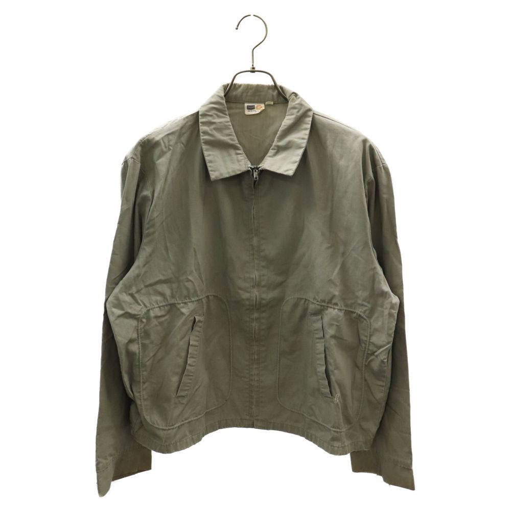 Sears (シアーズ ) 50-60S VINTAGE ヴィンテージ USA製 ピンロック片爪タロンジッパー ワーク スイングトップ ジャケット ブルゾン グレー