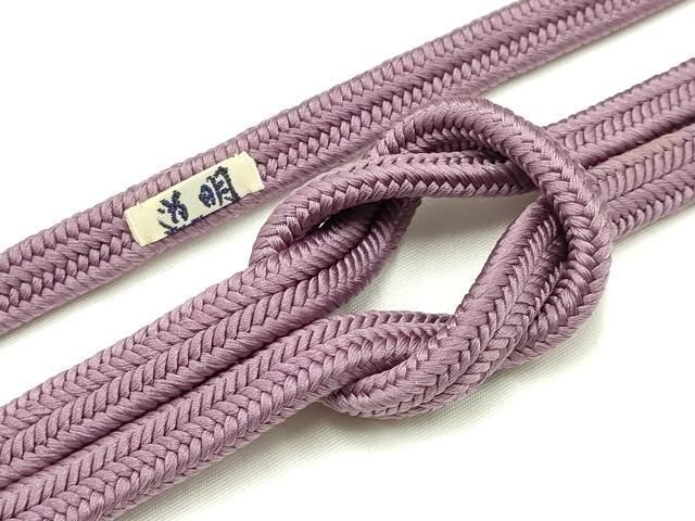 平和屋着物● 上 有職組紐道明 帯締め 冠組 古代紫色 宮内庁御用 国立博物館御用 東京芸術大学御用 AABA9964ay