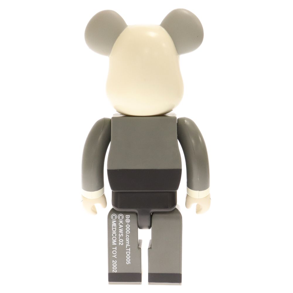MEDICOM TOY - MEDICOM TOY メディコムトイ ×KAWS カウズ BE@BRICK 400% 2002年 1st ファーストモデル ベアブリック フィギュア 人形 グレー BE@RBRICK SERIES 50