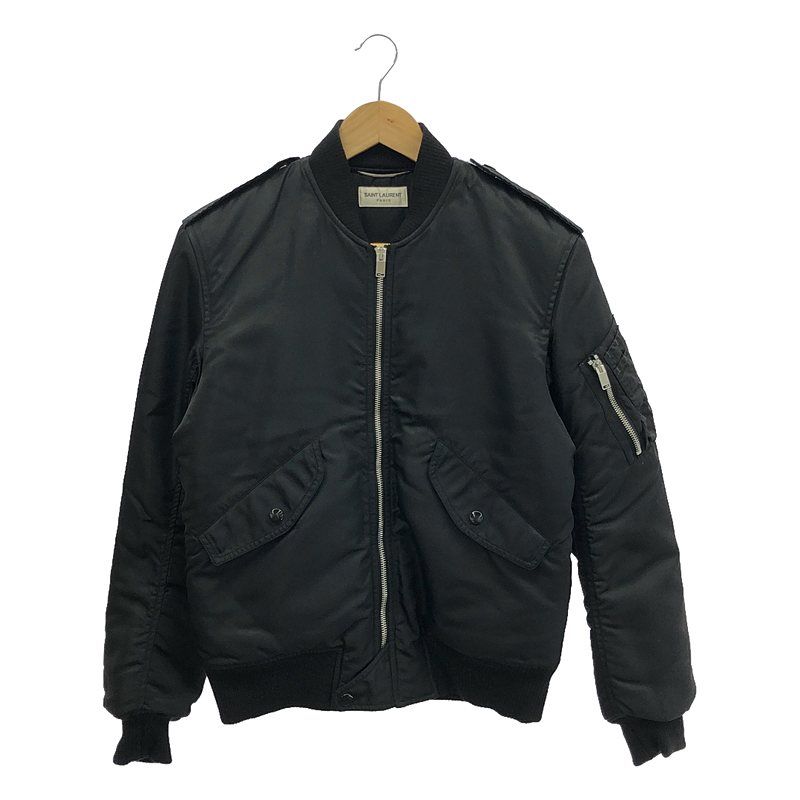 SAINT LAURENT MA-1 フライトジャケット サイズ44 美品】 SAINT LAURENT PARIS / サンローランパリ | MA-1