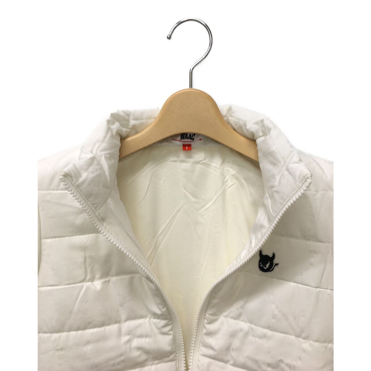 新品未使用　ワック｜WAAC｜中綿ブルゾン｜レディース｜01 中古 レディース ワック WAAC ブルゾン 1(S) 白 ホワイト 中綿ブルゾン