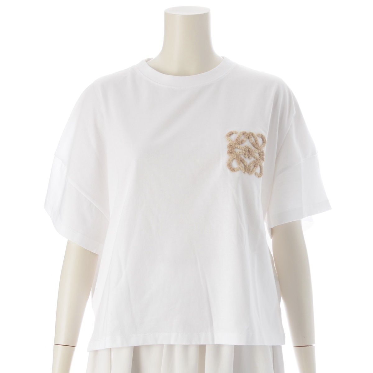 新品正規品 LOEWE アナグラム コットン Tシャツ ロエベ ホワイト