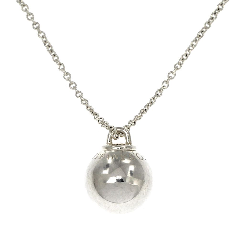 [Meito] Tiffany Necklace Hardware Ball Pendant Ag925 Silver 50.8 cm Jewelry