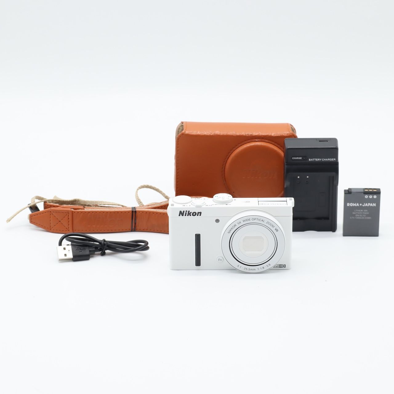 Nikon COOLPIX P340 ホワイト 動作確認済み ニコン COOLPIX P340