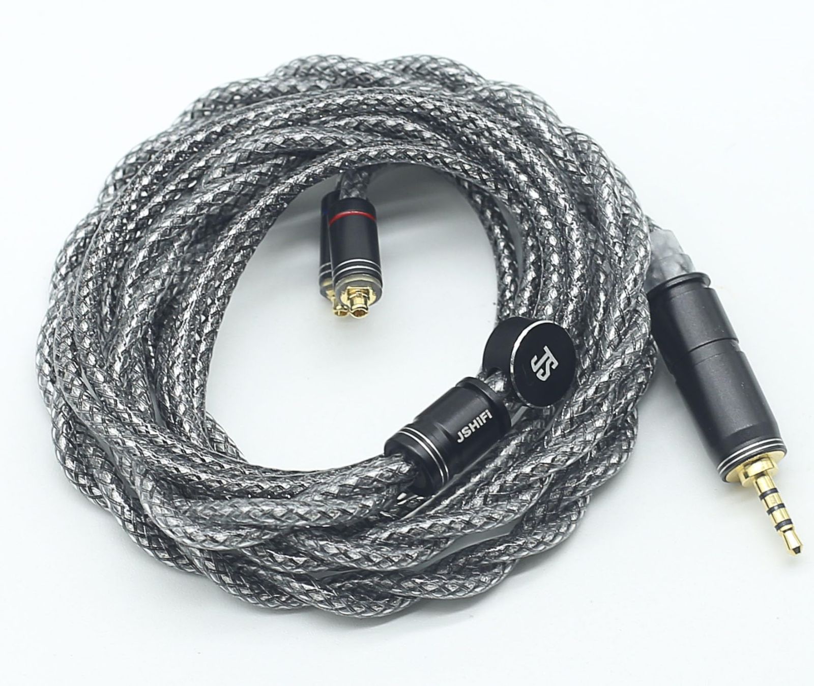 MMCX2.5mm JSHiFi-MercuryMMCX2.5mmリケーブル 単結晶銅銀メッキと