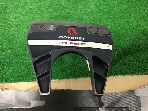 【中古】 オデッセイ TRI-BEAM #7 33インチ パター PT STROKE LAB(2023) (フレックスその他) メンズ 男性用 右利き 右用 Bランク ゴルフクラブ