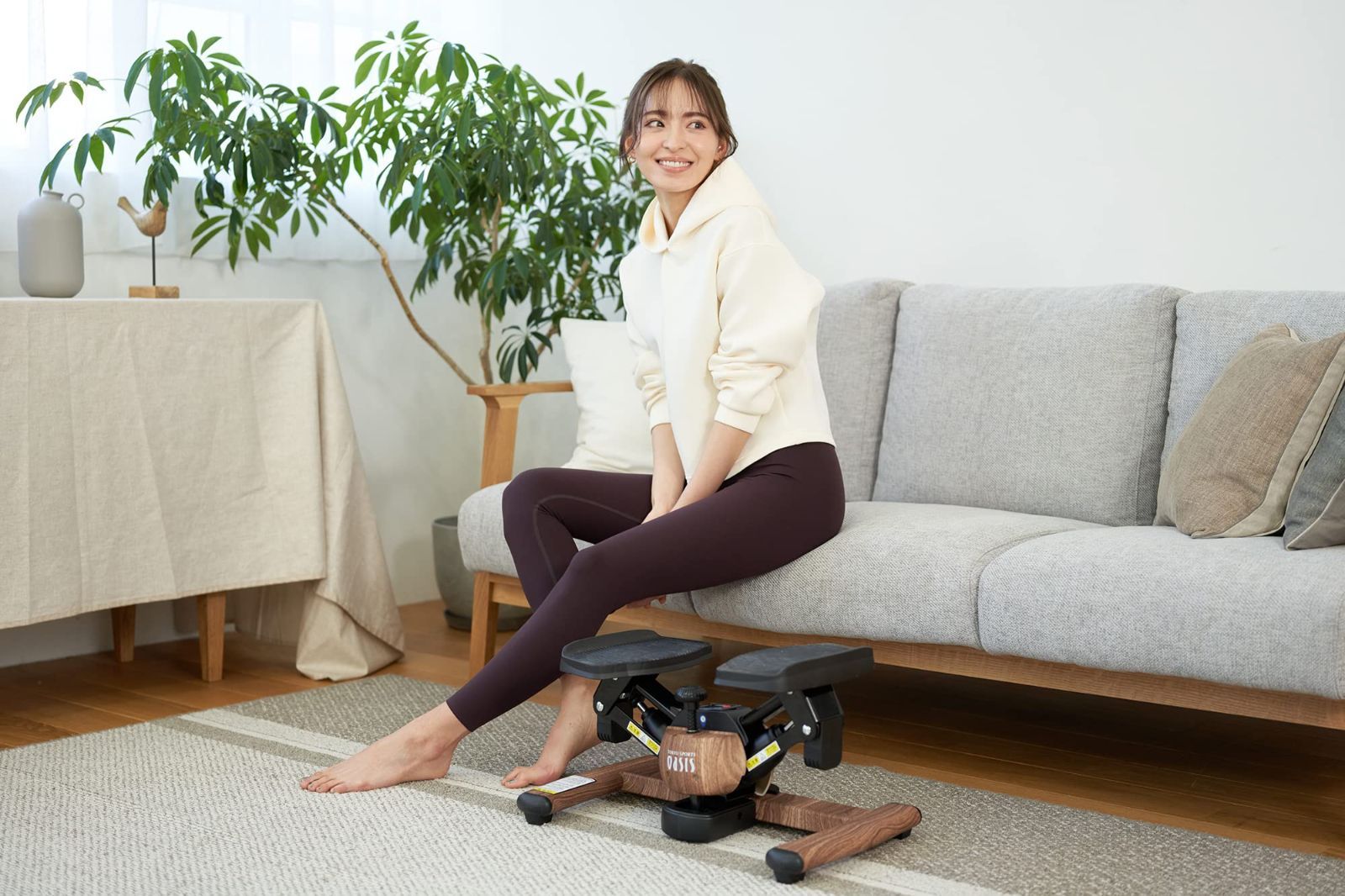 美品oasis ツイストエアロステッパーpremiumチェスナットブラウン 美品oasis ツイストエアロステッパーpremiumチェスナットブラウン