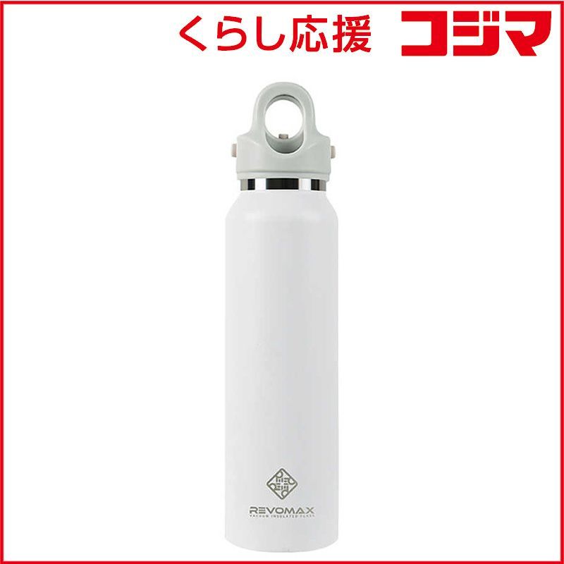 【 新品 未開封 】 REVOMAX 炭酸対応真空断熱ボトル 16oz ［473ml/ワンタッチ］ マットホワイト [炭酸対応] DWF-16115S-JP-V3 未使用 送料無料