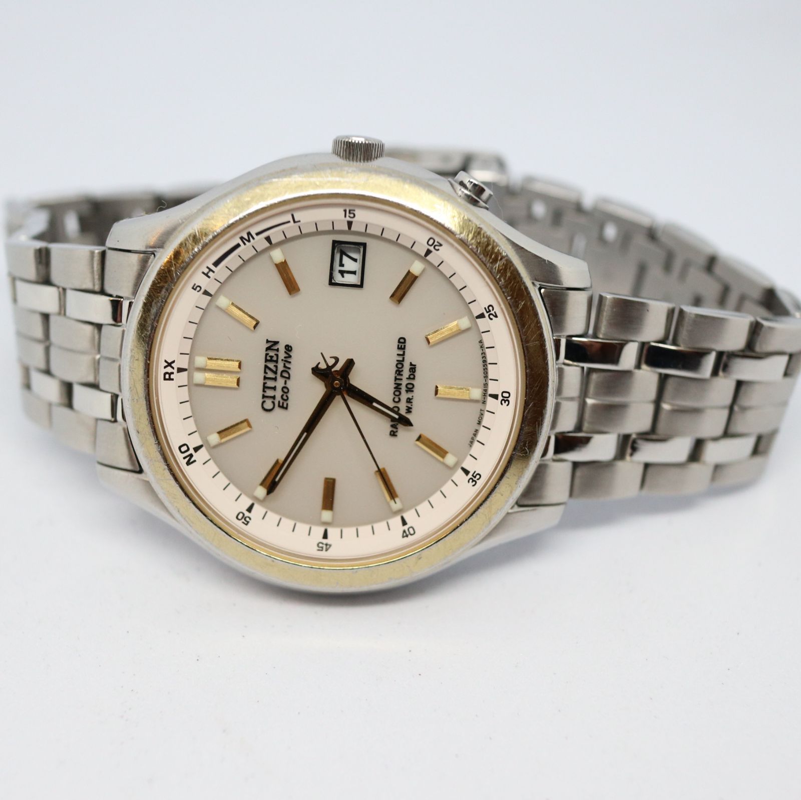 CITIZEN H415-S033039 エコドライブ CITIZEN - CITIZEN シチズン/エコドライブ メンズソーラー電波