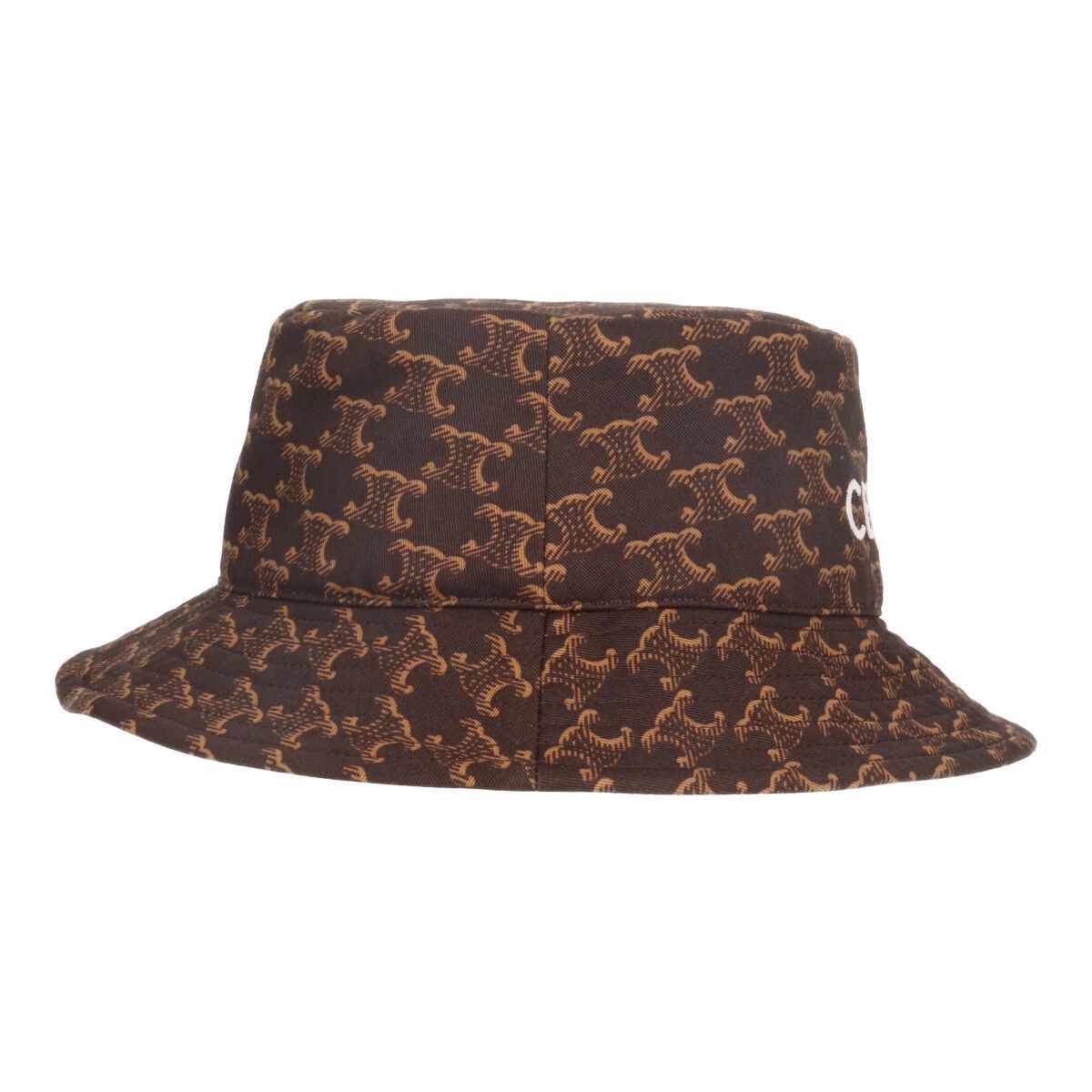 中古】 CELINE セリーヌ トリオンフ バケットハット S 2AU3B731O 