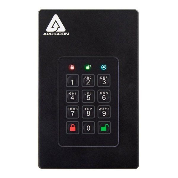 【新品･翌営業日出荷】Apricorn アプリコーン 外付けSSD ポータブル Aegis Fortress L3 - USB 3.0 Solid State Drive AFL3-S500 AFL3-S500 (2574131)