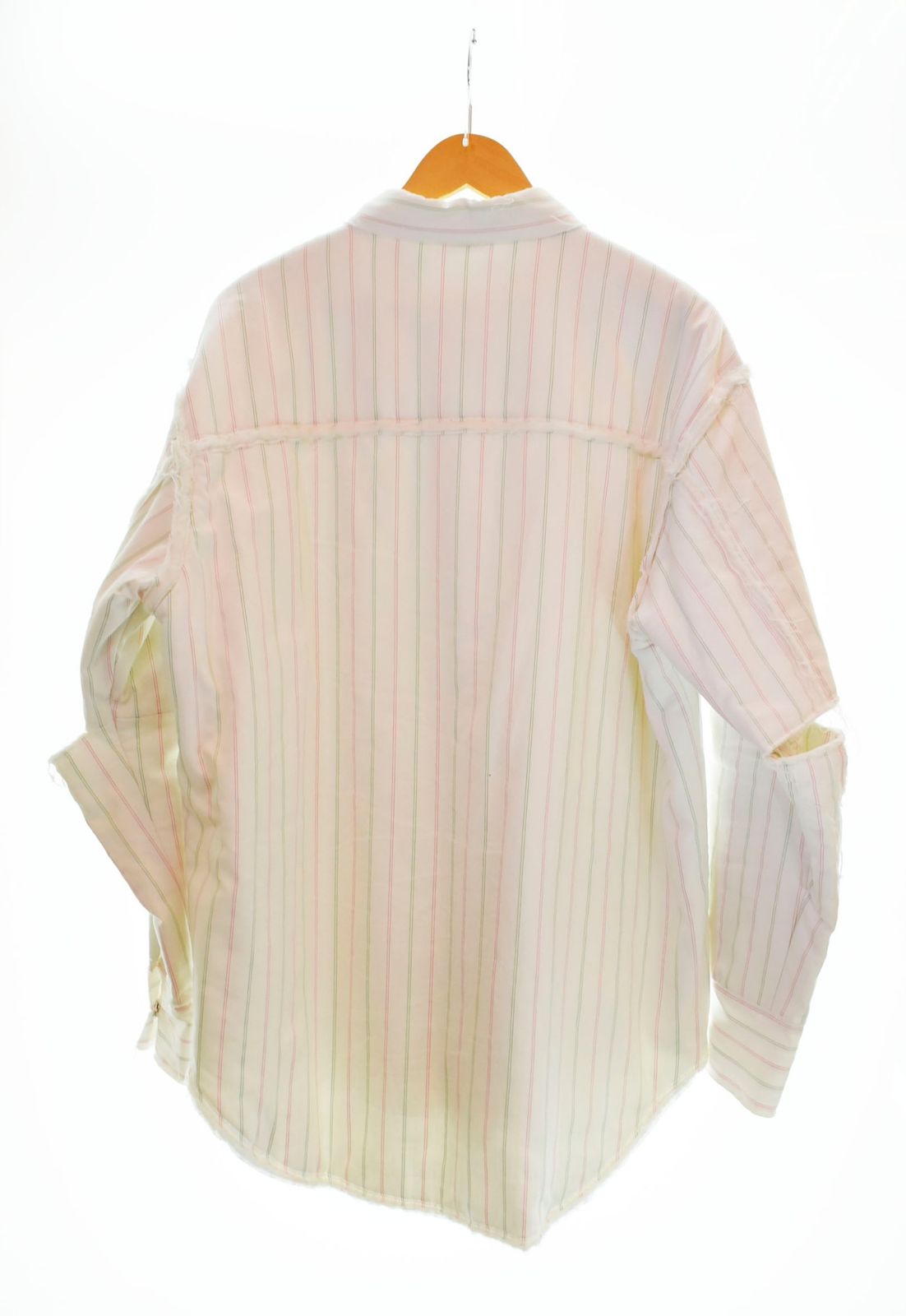 ミドリカワ MIDORIKAWA Stripe shirt ストライプシャツ 白