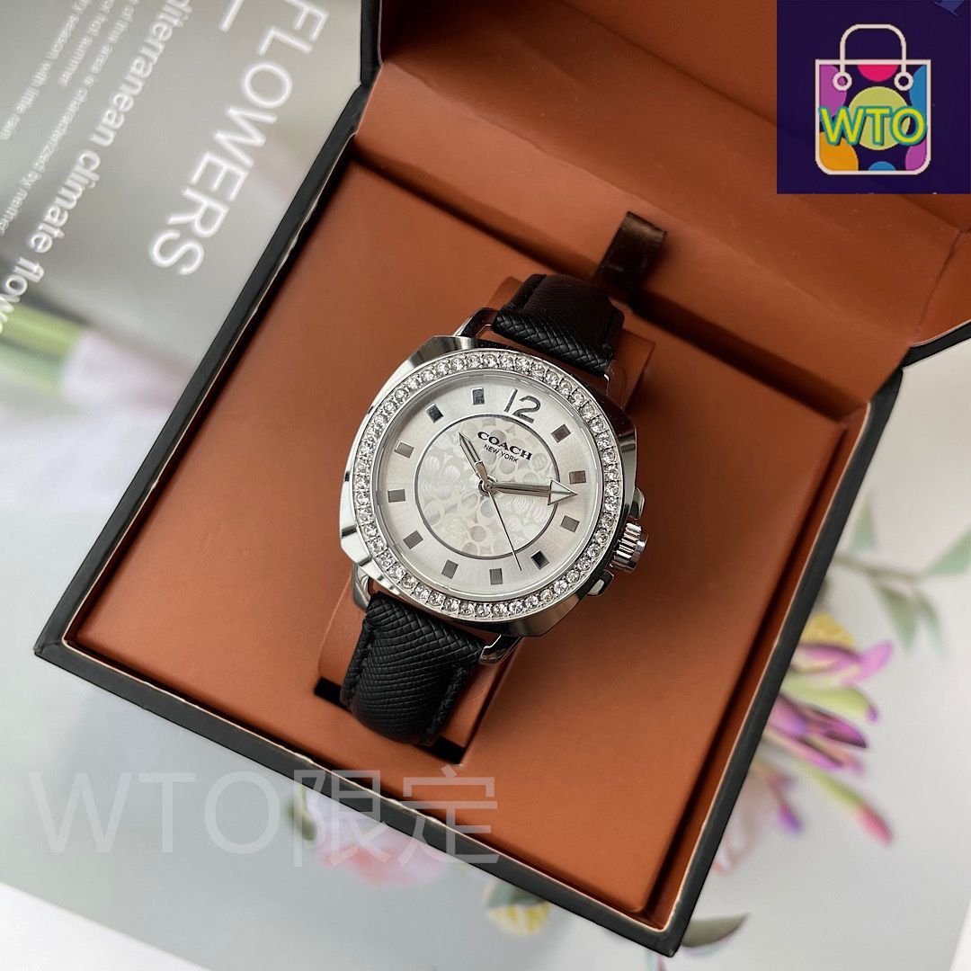 【新品未使用】コーチ COACH 時計 COACH コーチ レディース腕時計 36mm｜スワロフスキークリスタル