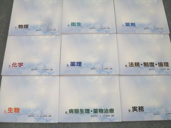 薬学ゼミナール 第109回 薬剤師国試対策 要点マスター 1～9 薬理/実務等