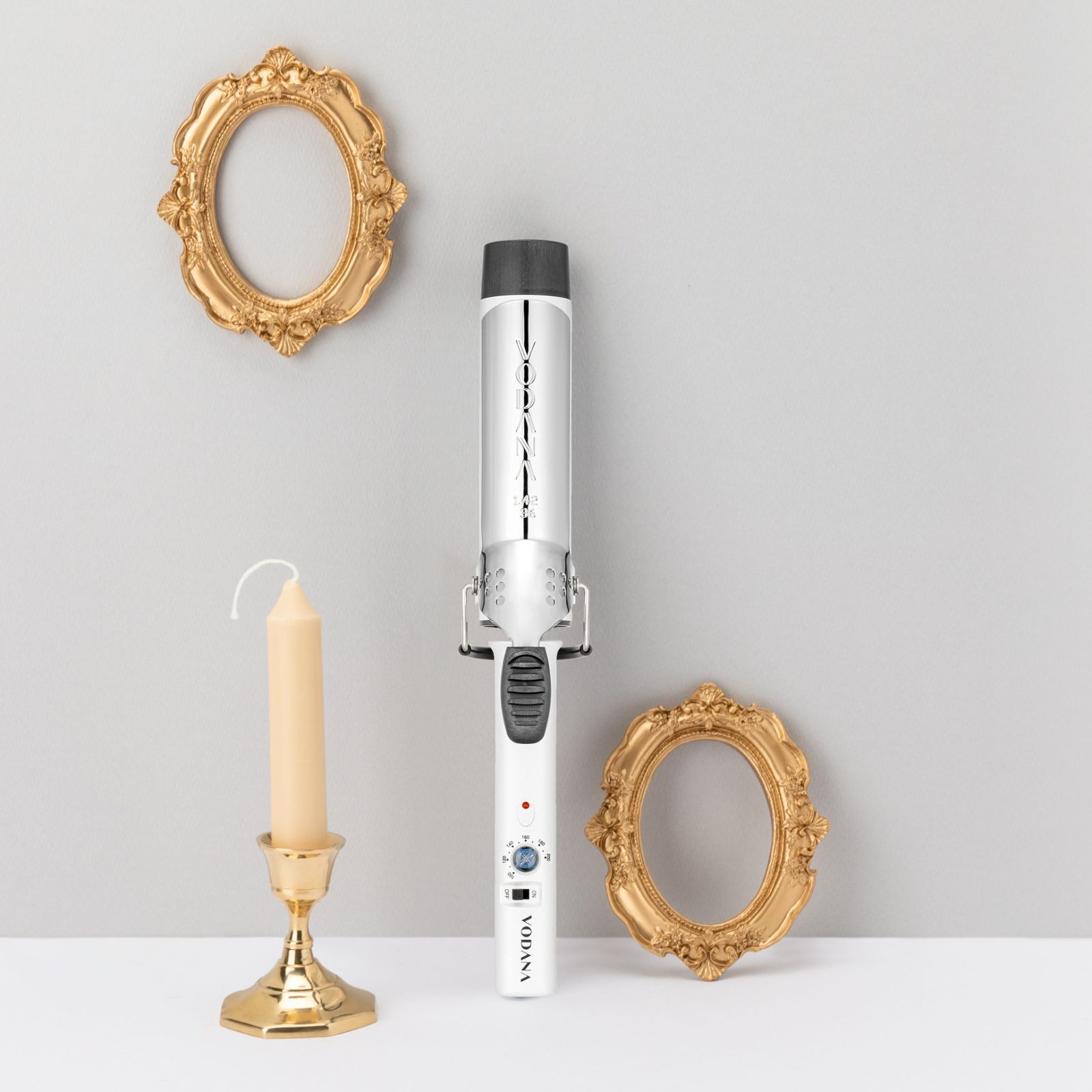 VODANA グラムウェーブカールアイロン40mm ホワイト VODANA】 GLAMWAVE CURLING IRON 40mm (カーロングアイロン40