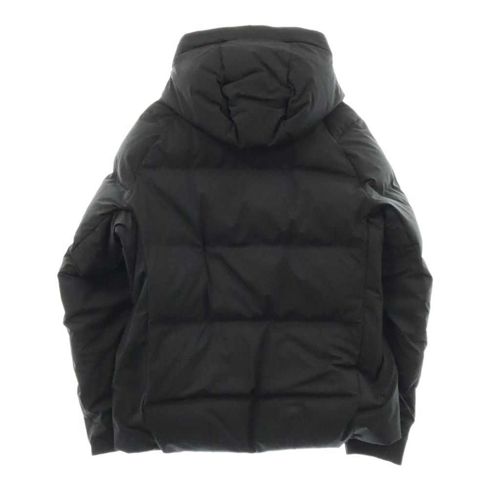 DESCENTE (デサント) 水沢 ナイロン ジップアップ フーディー ダウンジャケット DAMUGK32U ブラック