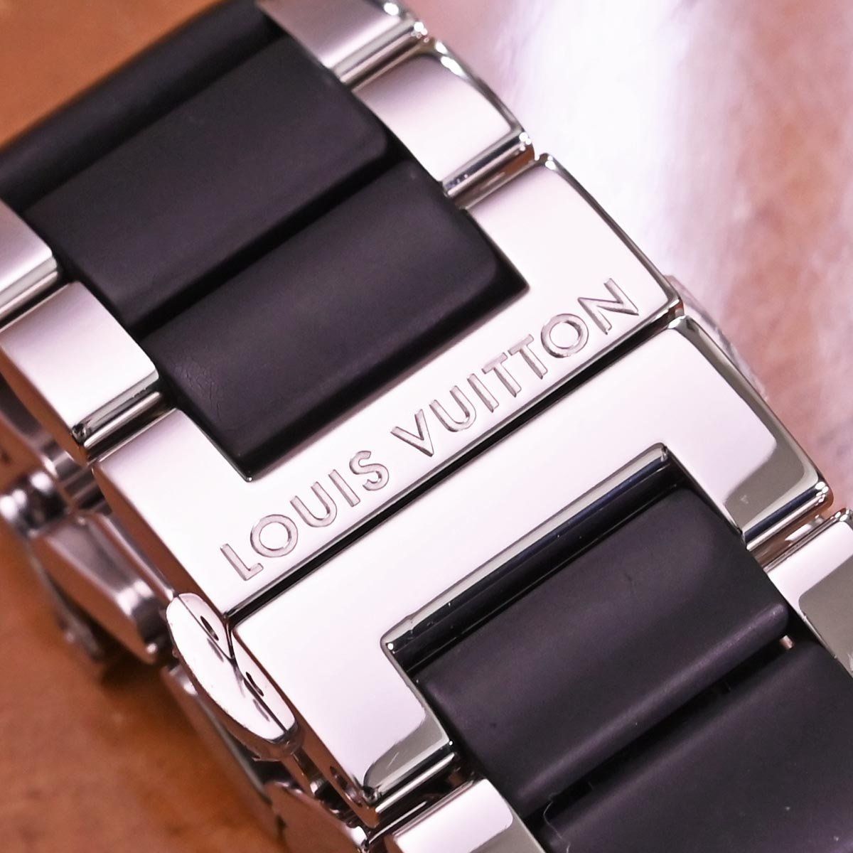 LOUIS VUITTON“ルイヴィトン”[タンブール/フルオート/SSブレス] 本物 新品仕上品 ルイヴィトン 絶盤 メンズ タンブール GM