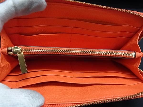 □美品□ TORY BURCH トリーバーチ レザー ラウンドファスナー