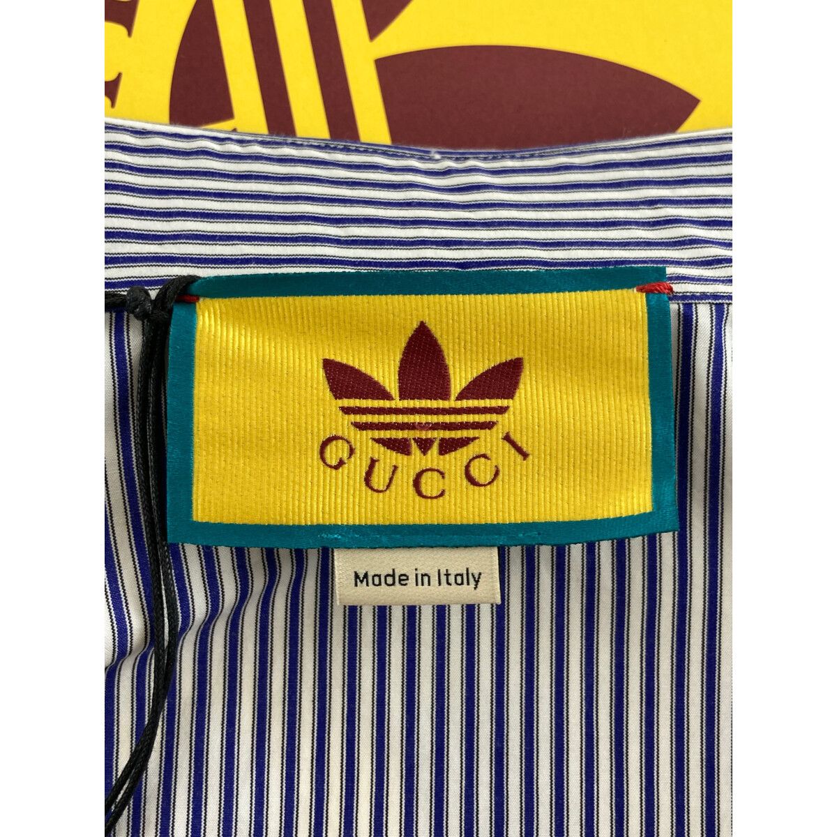 GUCCI グッチ ×アディダス 691519 ZAJPR 22SS ネイビー ストライプ 