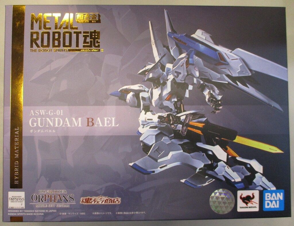 BANDAI - L ROBOT魂　ガンダムバエル 鉄血のオルフェンズ」より「ガンダムバエル」がMETAL ROBOT魂で
