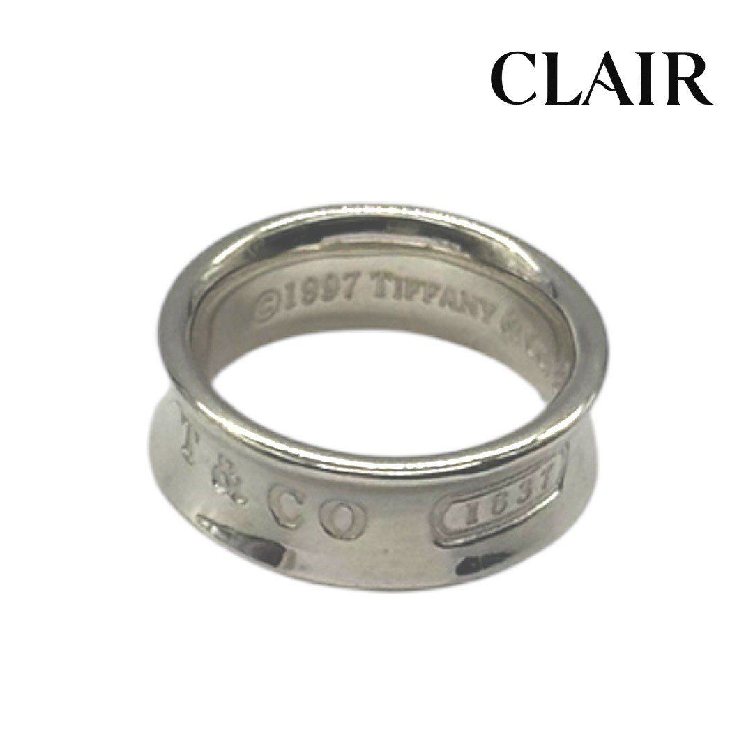 美品 ティファニー TIFFANY&CO. 1837 ナローリング チタン ティファニー TIFFANY&Co. 1837 ナローリング リング・指輪 11号