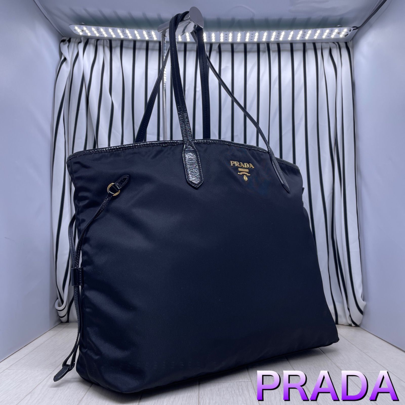 美品】PRADA×プラダA4収納可能トートバッグ - カピバラさん - メルカリ