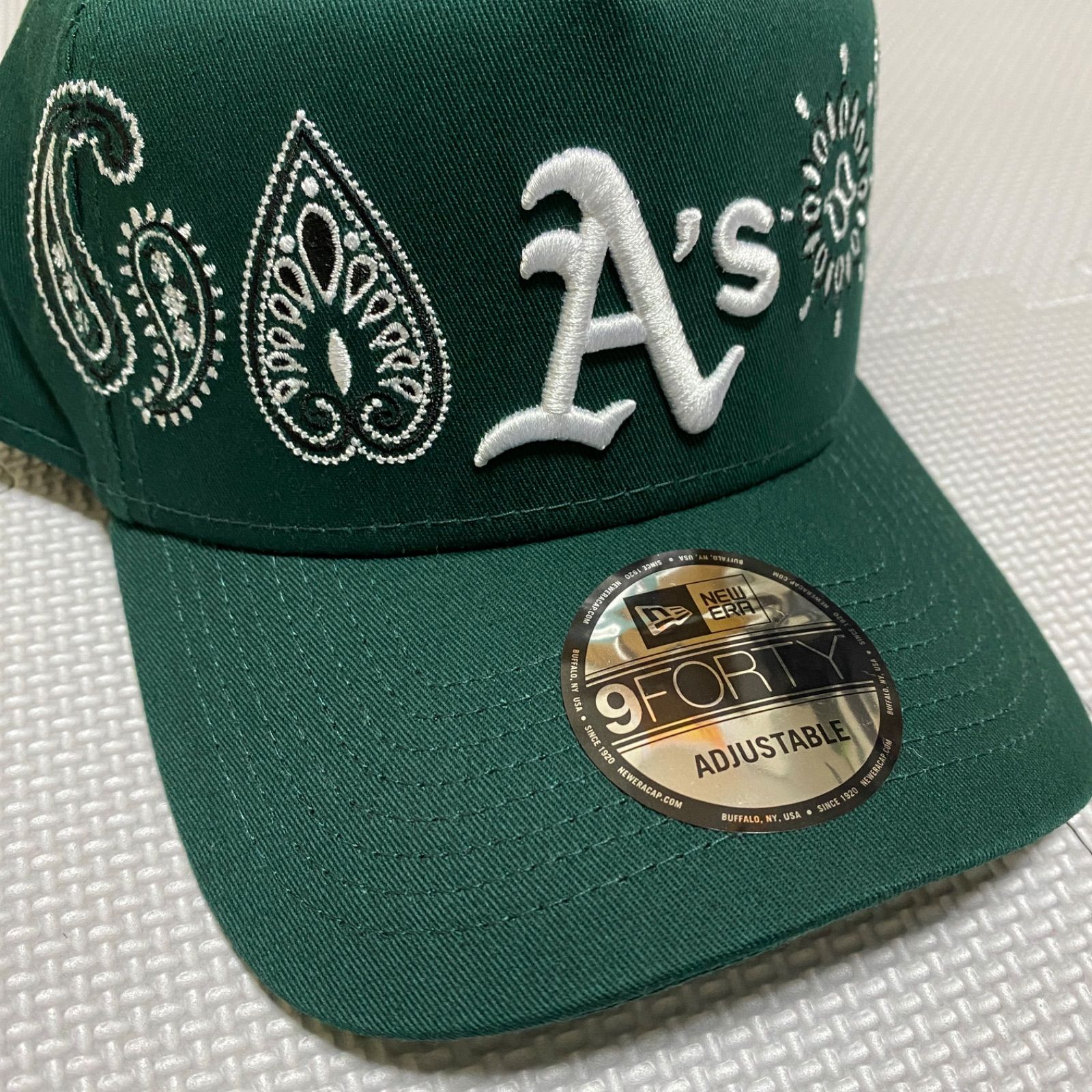 NEWERA》ニューエラ オークランド アスレチックス スナップバック キャップ ペイズリー刺繍 OGチームカラー グリーン - メルカリ