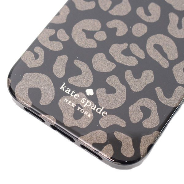 ケイトスペード iphoneケース katespade レジン ヒョウ柄