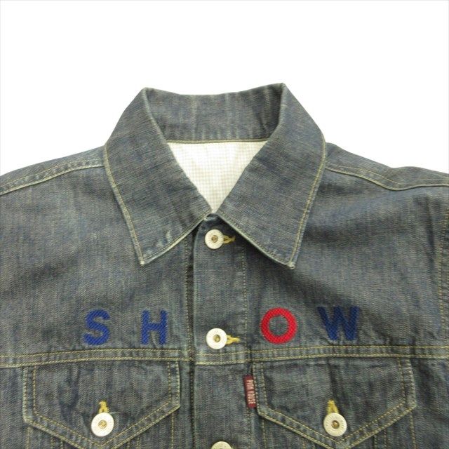 美品♪ ピンクハウス コレクション限定 デニムジャケット 99s パッチワーク 99ss ピンクハウス PINK HOUSE ロゴ パッチワーク デニム