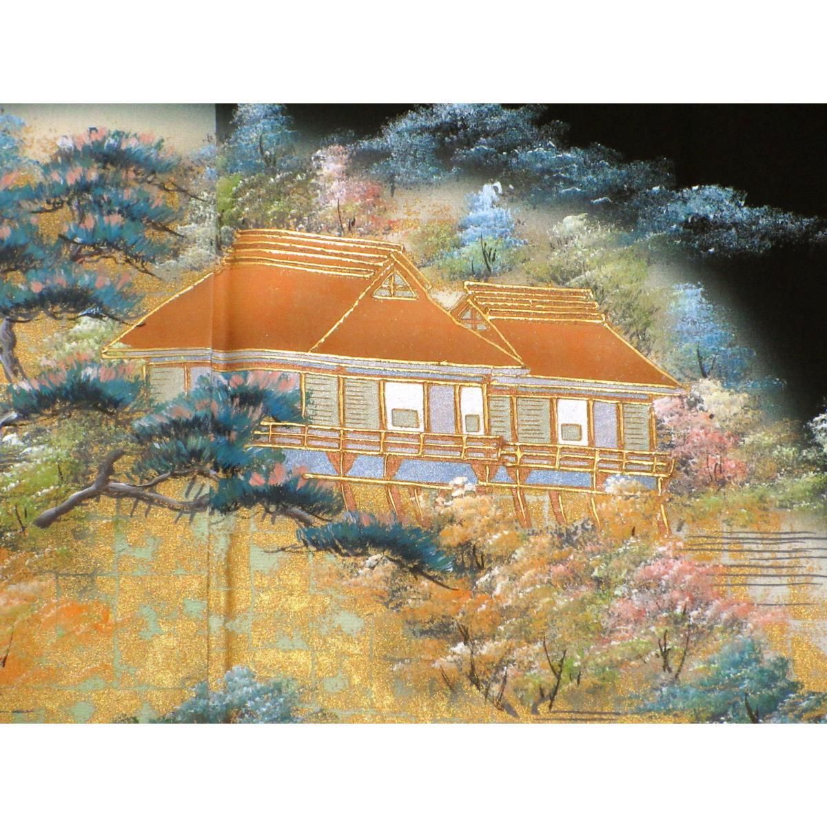 友禅金彩加工 蔦
