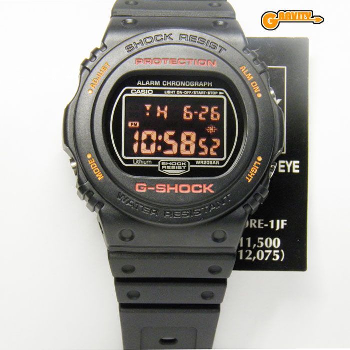 CASIO カシオ G-SHOCK レッドアイDW-5750RE-1JF CASIO(カシオ)G-SHOCK(ジーショック) DW-5750RE-1JF REAL BLACK