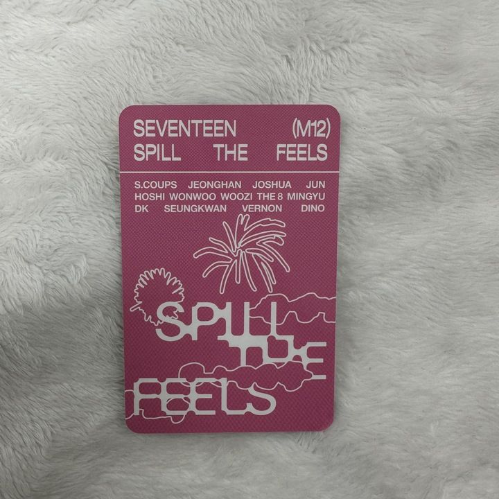 Seventeen ジュン セブチ トレカ SPILL THE FEELS CARAT Ver