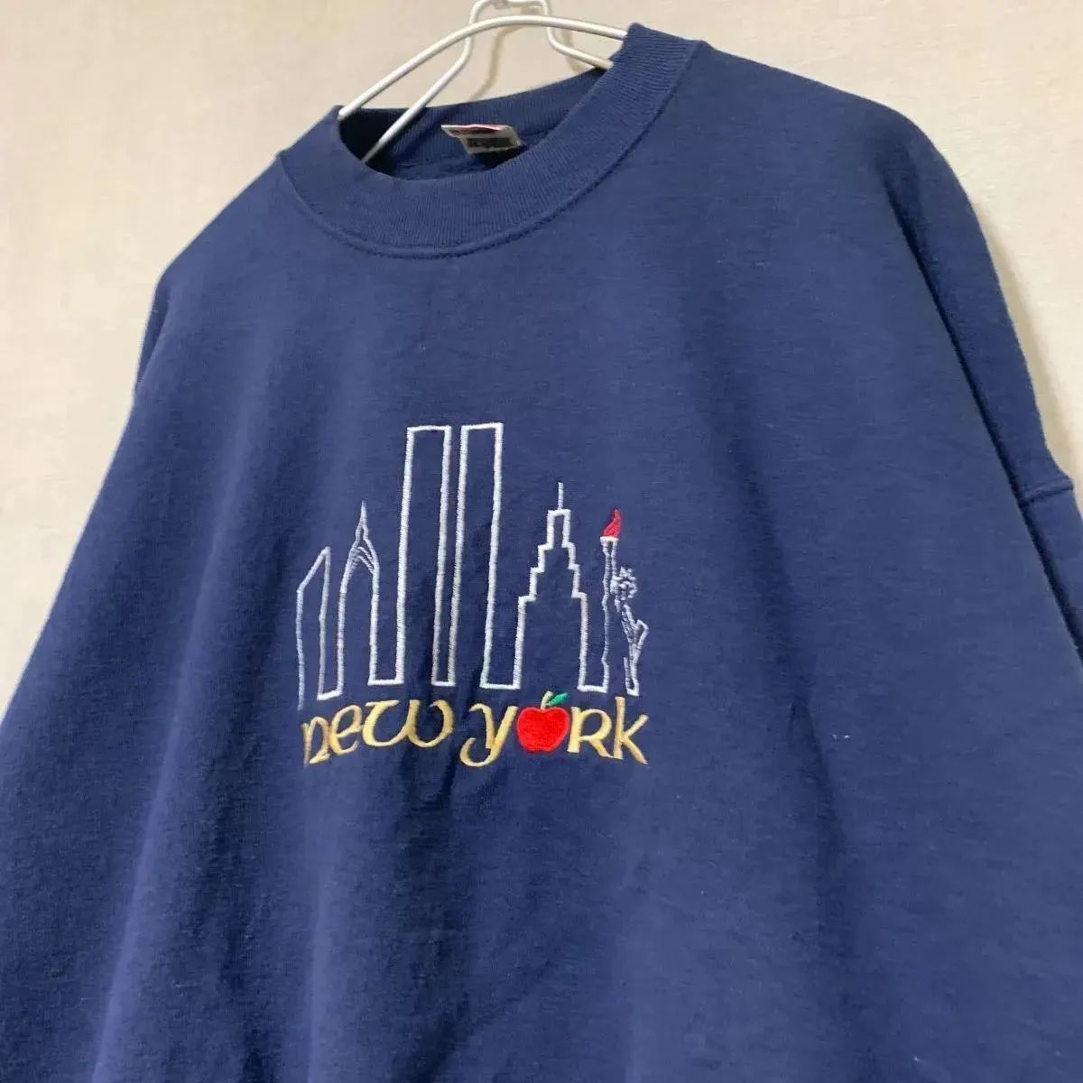 90s FRUIT OF THE LOOM スウェット ネイビー【メンズXL】 - メルカリ